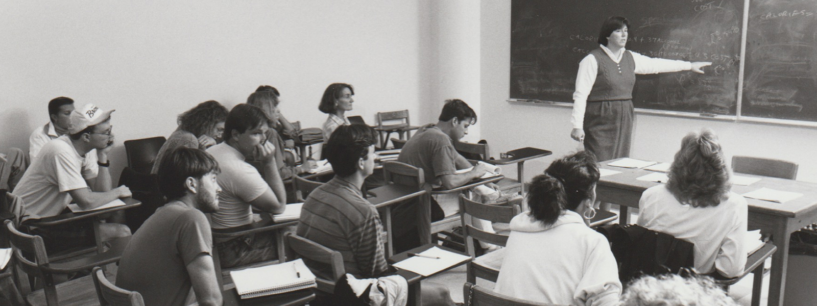 CU Denver classroom, circa 1990s