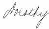 Dorothy Horrell's signature