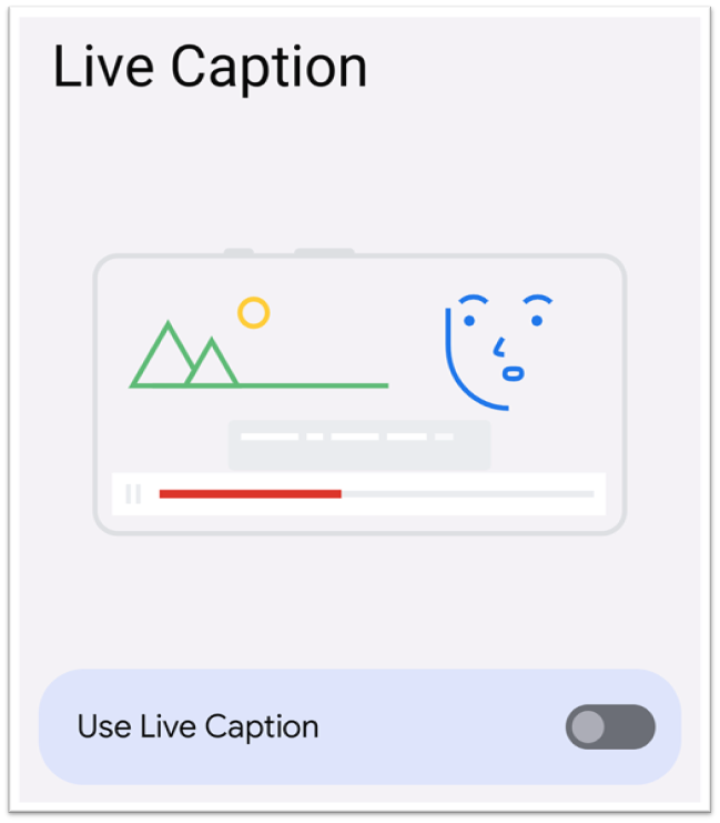 enable live captions