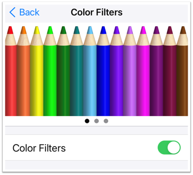Color Filter Adjustment
