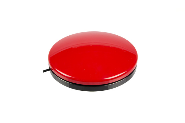 bright red single switch device