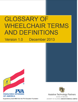 Wheelchair Glossary of Terms